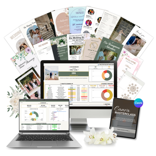 The "Wedding Spreadsheet" Basic Bundle